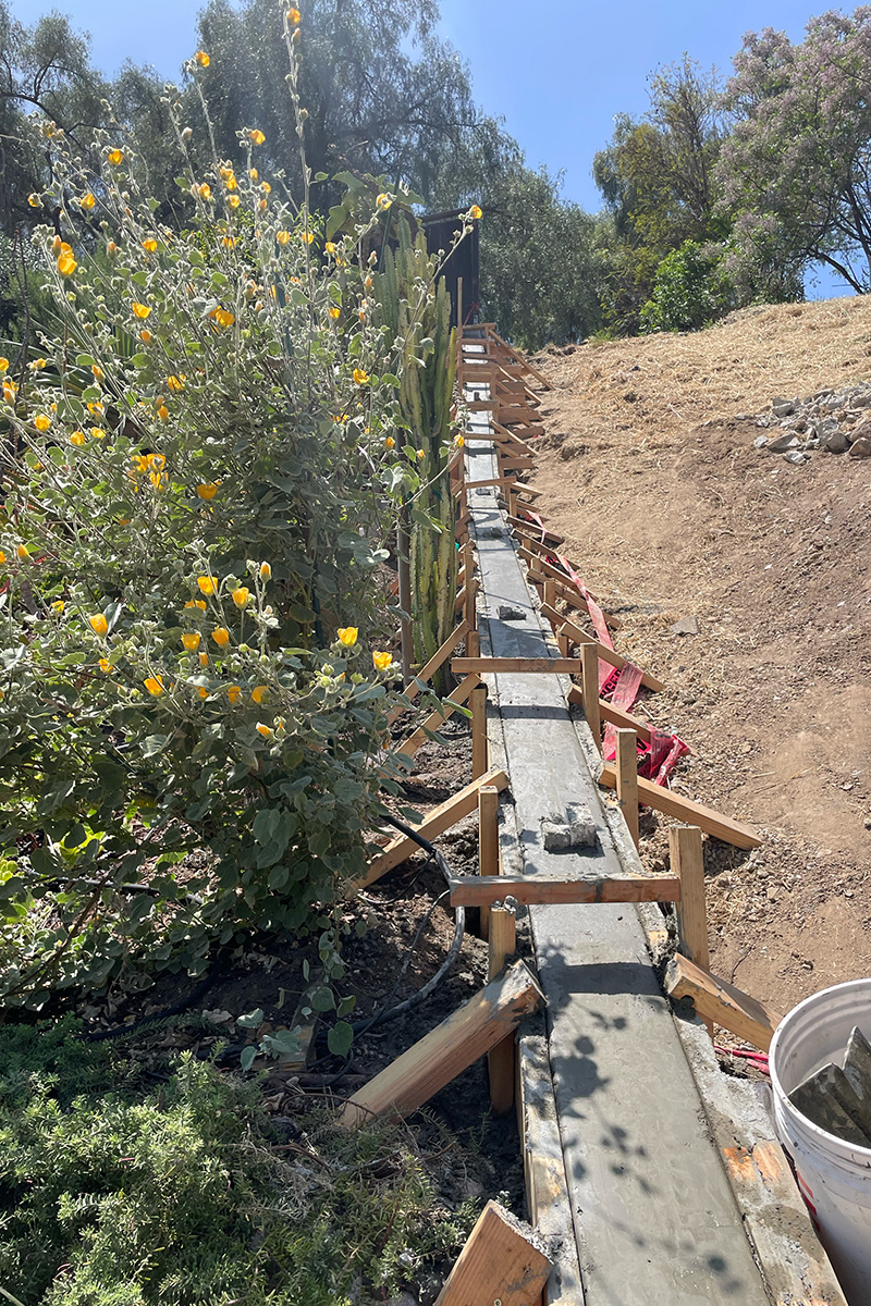 Otherwind California - Ave 37 - Fence Footing