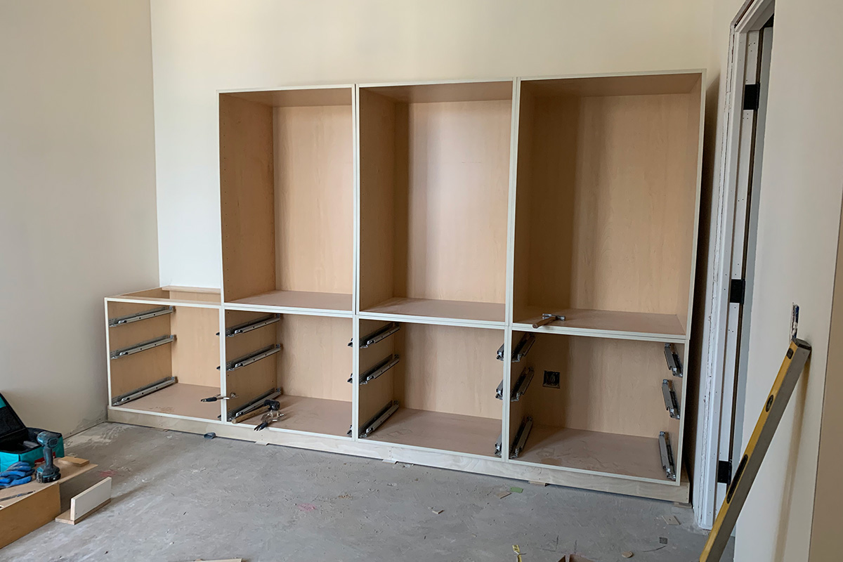 Otherwind California - Lucile - Cabinet Install